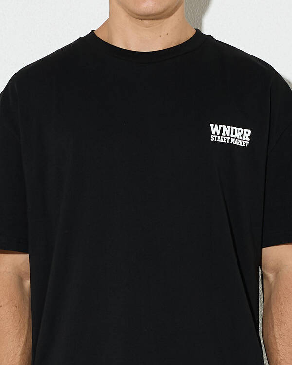 Wndrr Street Market Box Fit T-Shirt for Mens