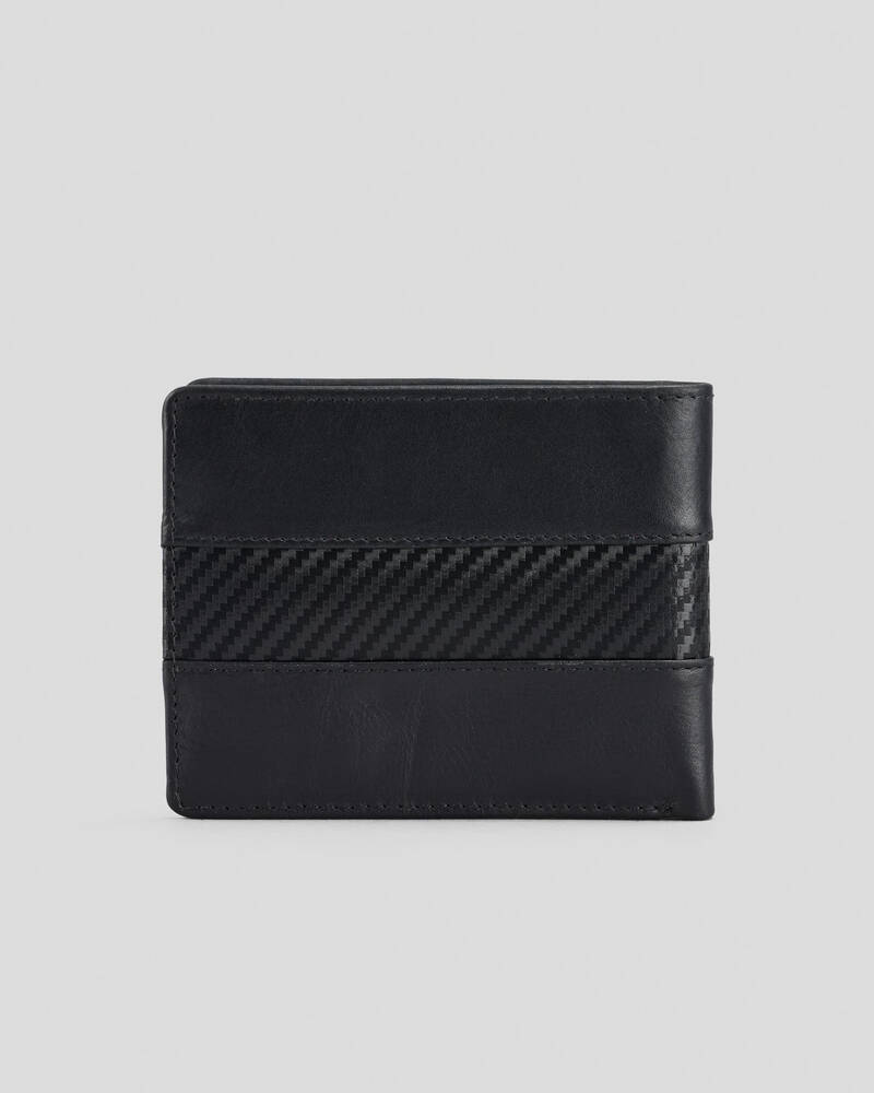Unit CarbonX Leather Wallet for Mens