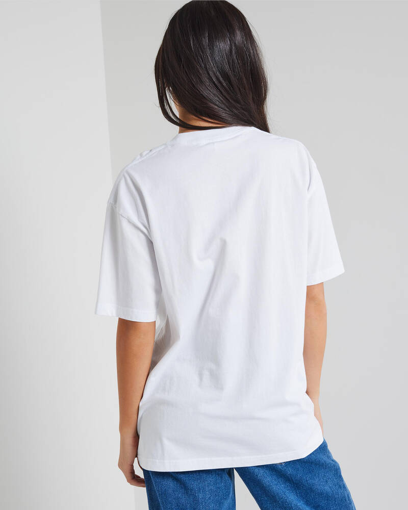 Rusty Wave Rider Oversize T-Shirt for Womens