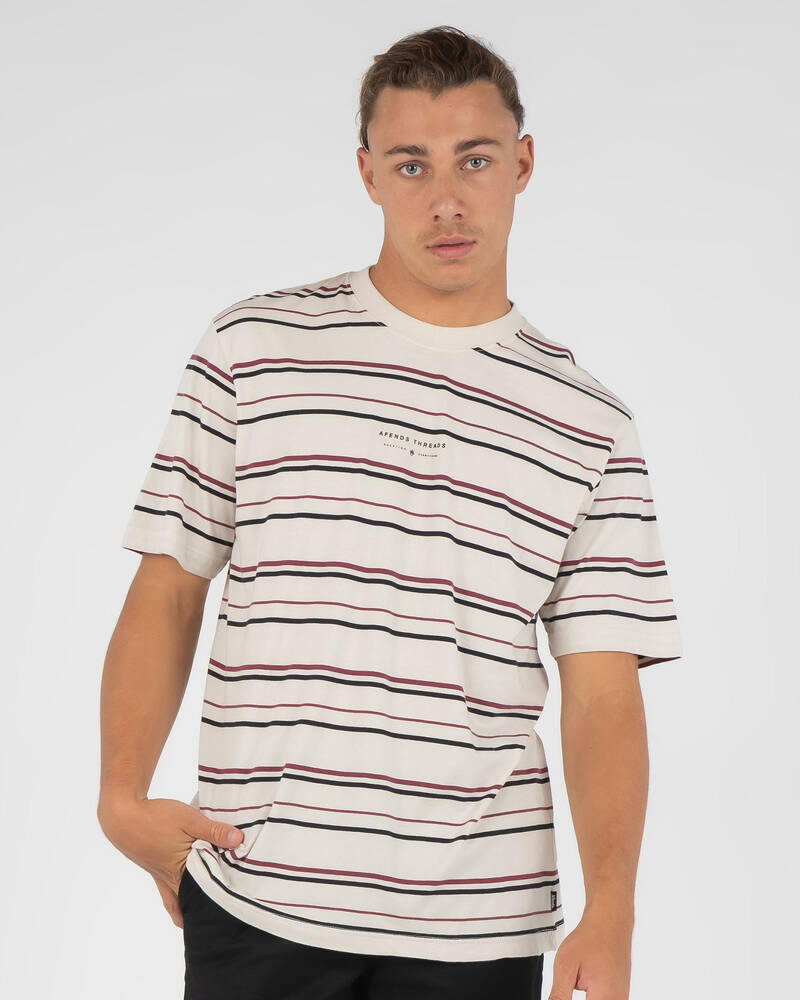 Afends Mass Chill Retro Fit T-Shirt for Mens
