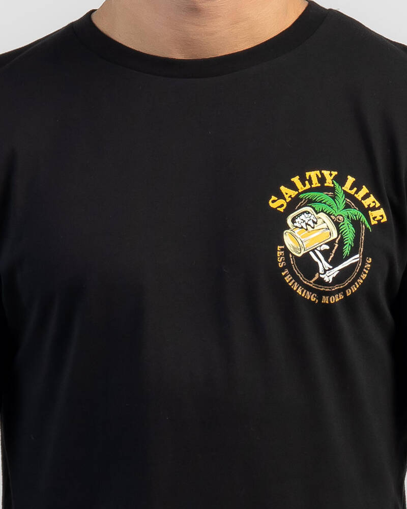 Salty Life Skull Duggery Long Sleeve T-Shirt for Mens