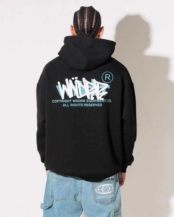 Wndrr Tagged Hoodie for Mens