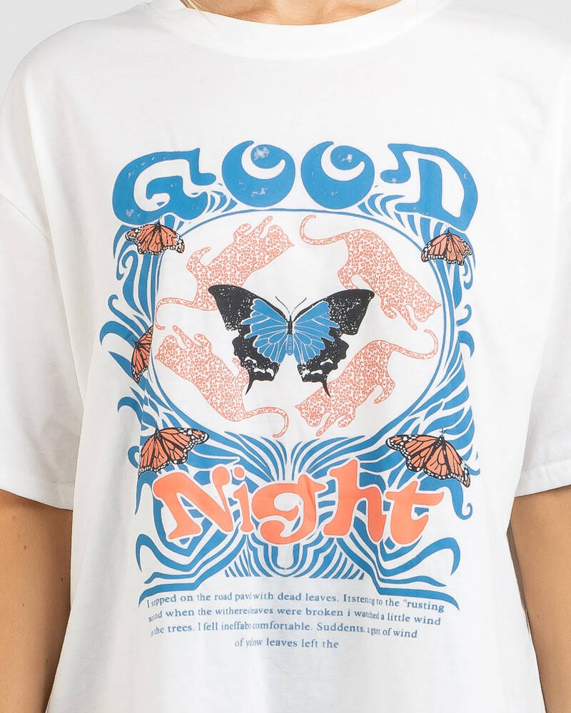 MRKT. Butterfly Nights T-Shirt for Womens