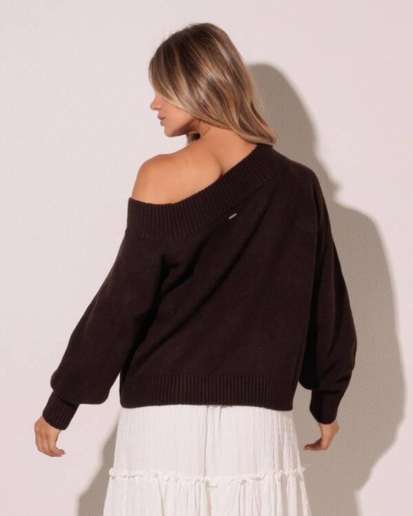 Ava And Ever Megi Off Shoulder Knit Jumper for Womens