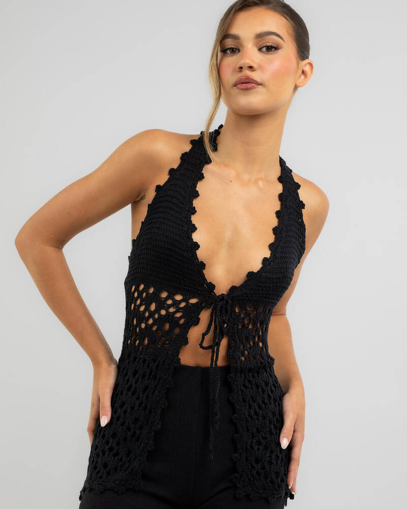 Thanne Amarni Halter Top for Womens