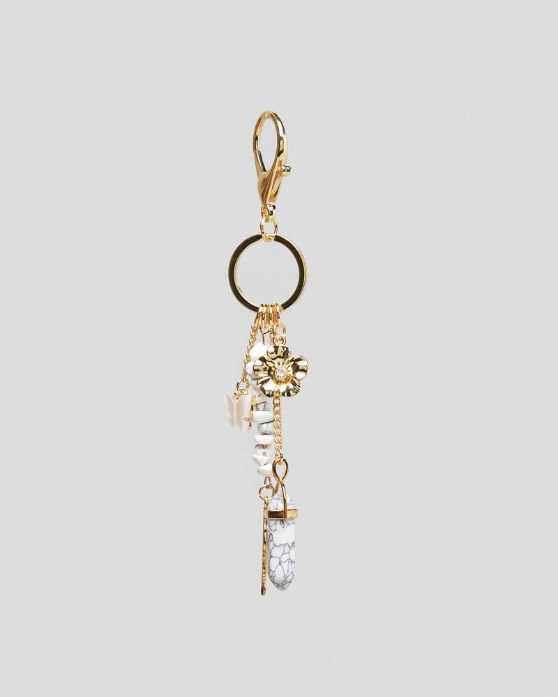 Karyn In LA Hibiscus Small Bag Charm for Womens