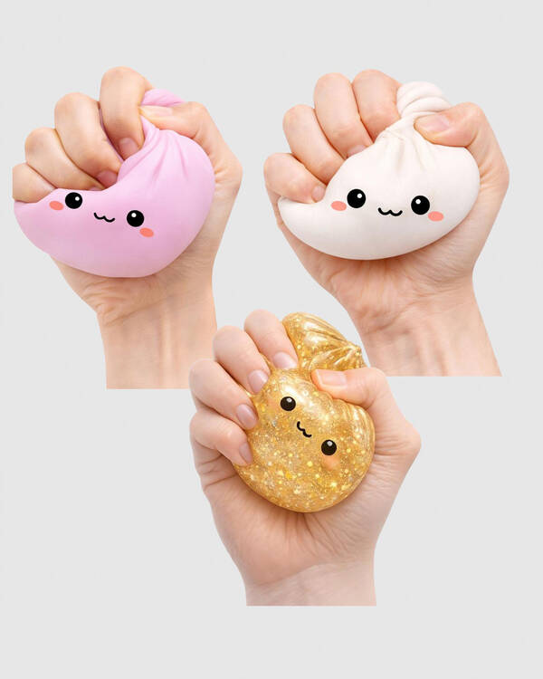Keycraft Mystery Dumpling Squishy Fidget Toy Blind Box for Unisex