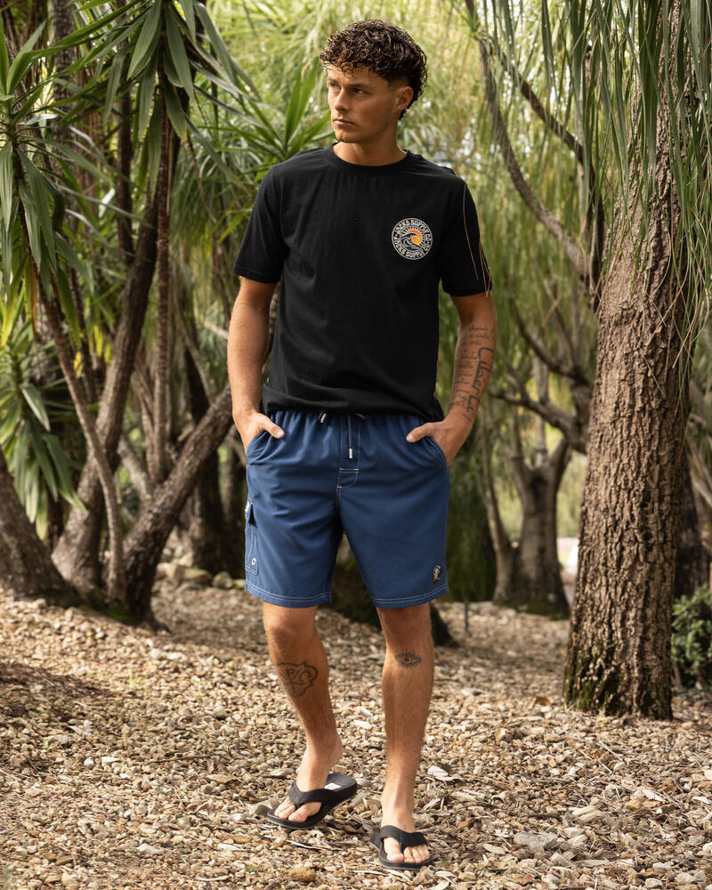 Salty Life Divergent Board Shorts for Mens