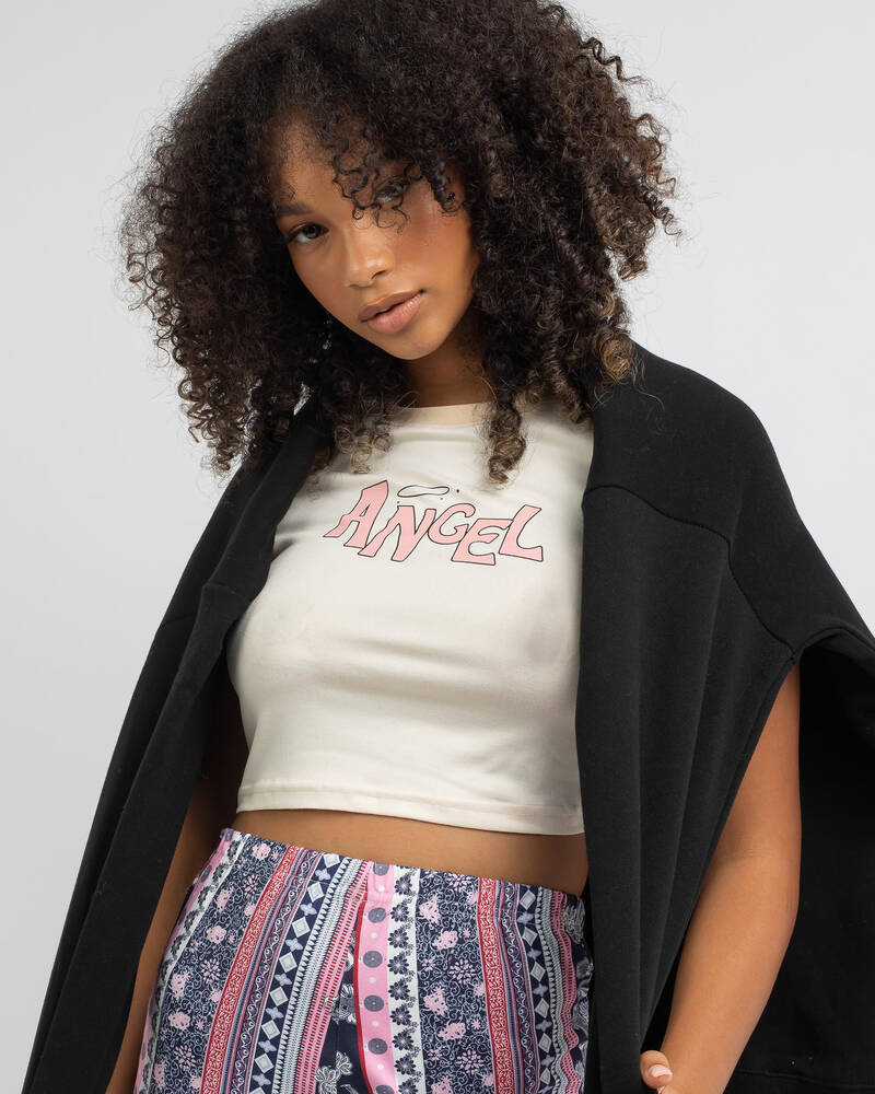 MRKT. Darling Angel Baby Tee for Womens