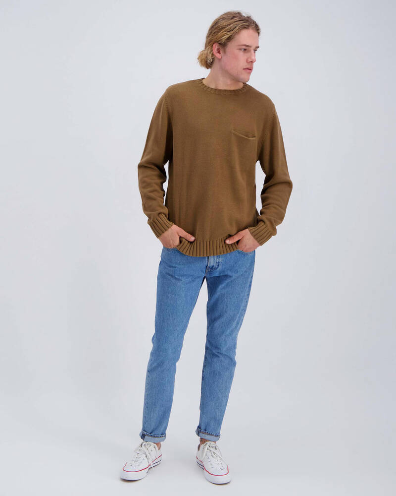 Rhythm Pocket Knit Sweatshirt for Mens