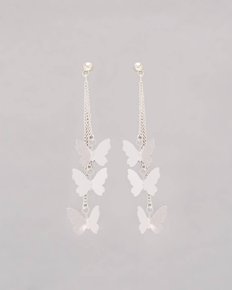 Karyn In LA Gabbie Butterfly Earrings for Womens