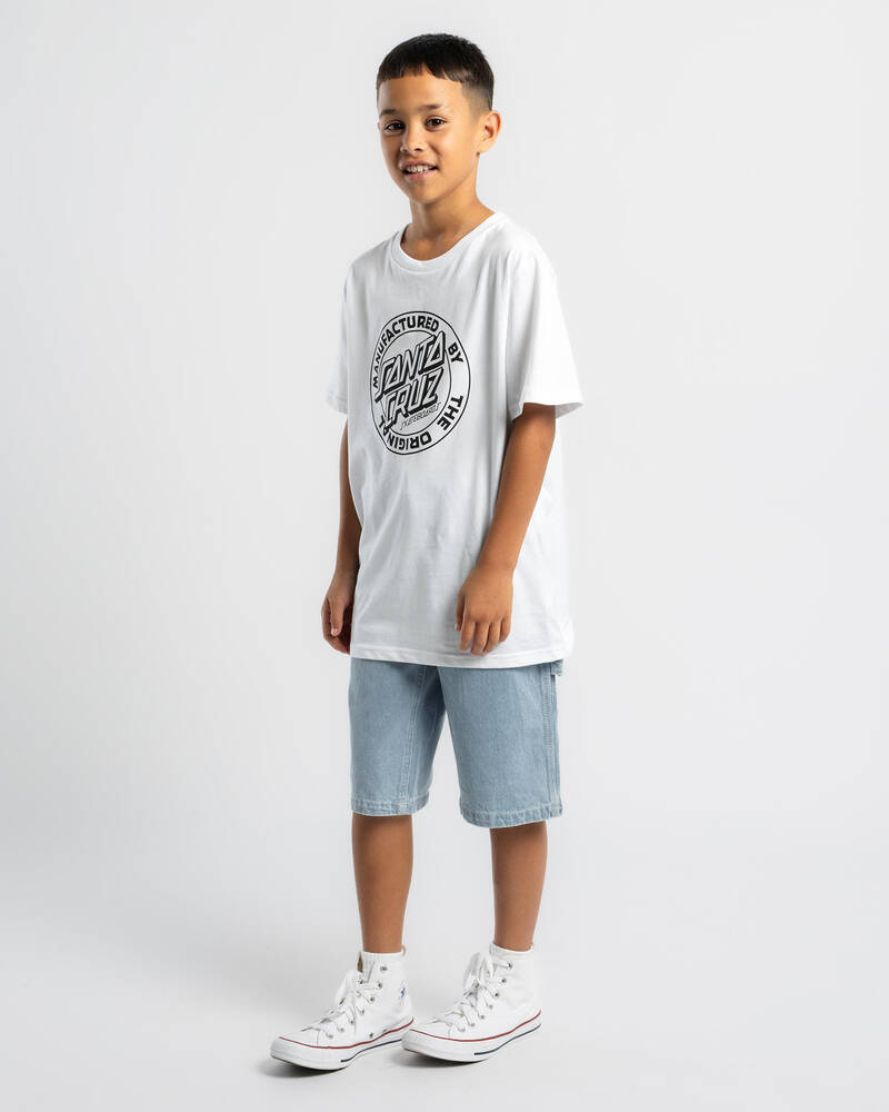 Santa Cruz Boys' MFG Dot Front T-Shirt for Mens