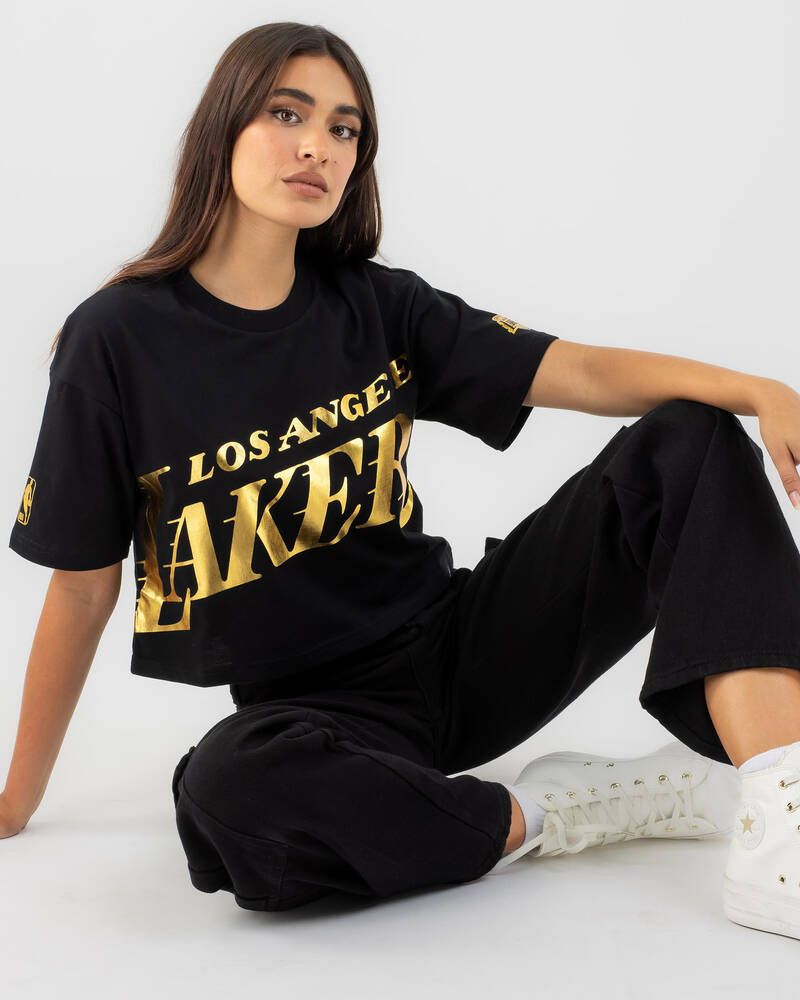 NBA L.A Lakers Lindsey Cropped T-Shirt for Womens