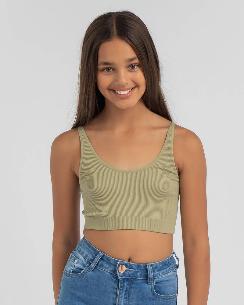 Mooloola Girls' Mickey Seamfree Crop Top for Womens
