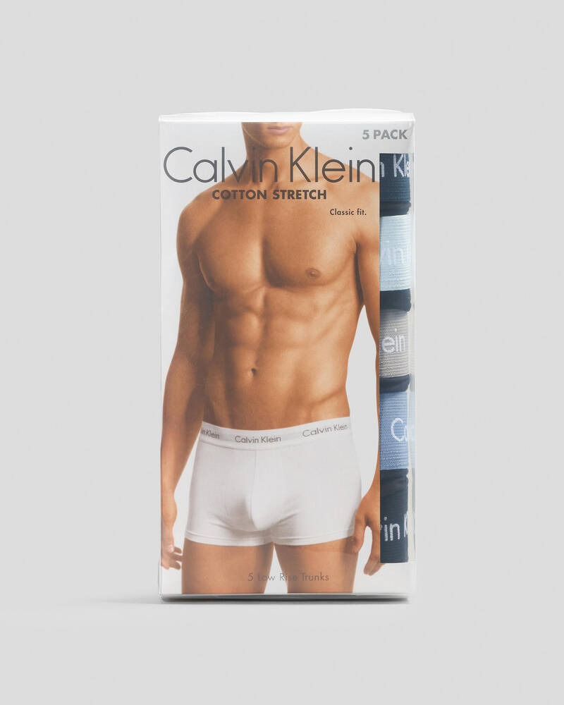 Calvin Klein Intense Power Cotton Low Rise Trunks 5 Pack for Mens