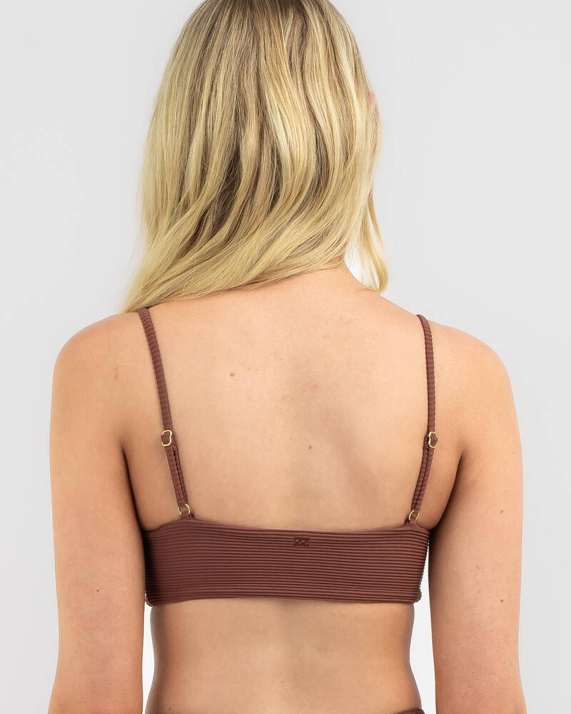 Billabong Tanlines Zoe Crop Bikini Top for Womens