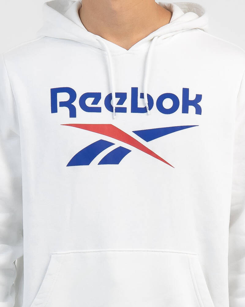 Reebok Big Stacked Logo Hoodie for Mens