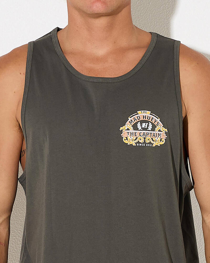 The Mad Hueys Dragon Captain Singlet Tank for Mens