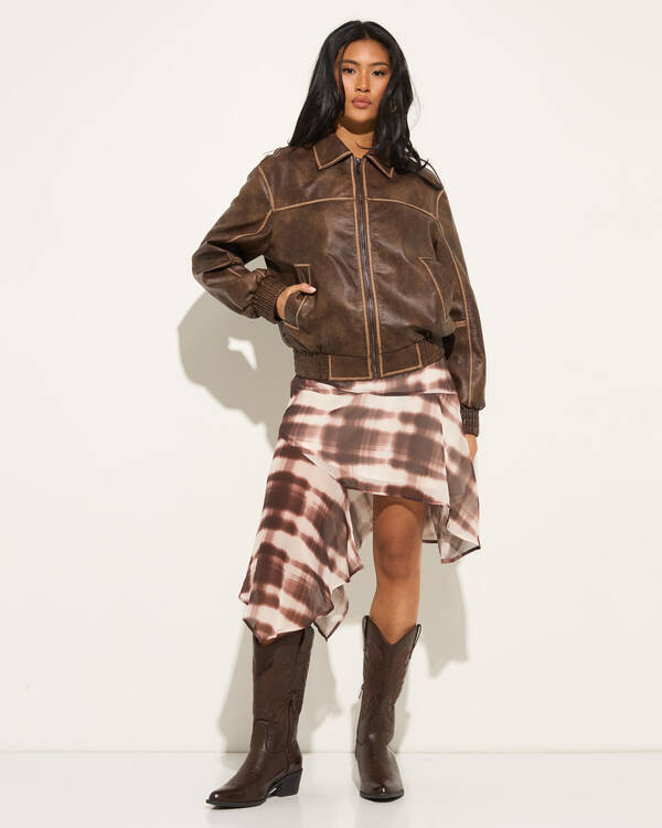 Ava And Ever Romeo Faux Leather Jacket for Womens