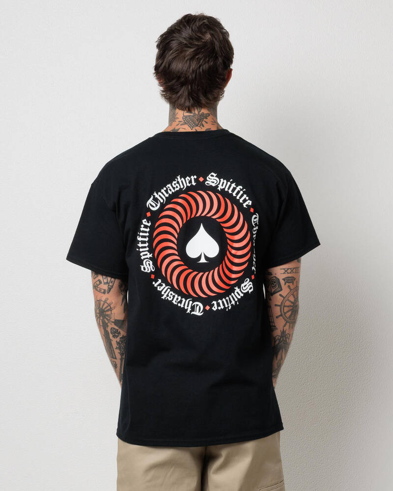 Thrasher Thrasher x Spitfire End Oath T-Shirt for Mens