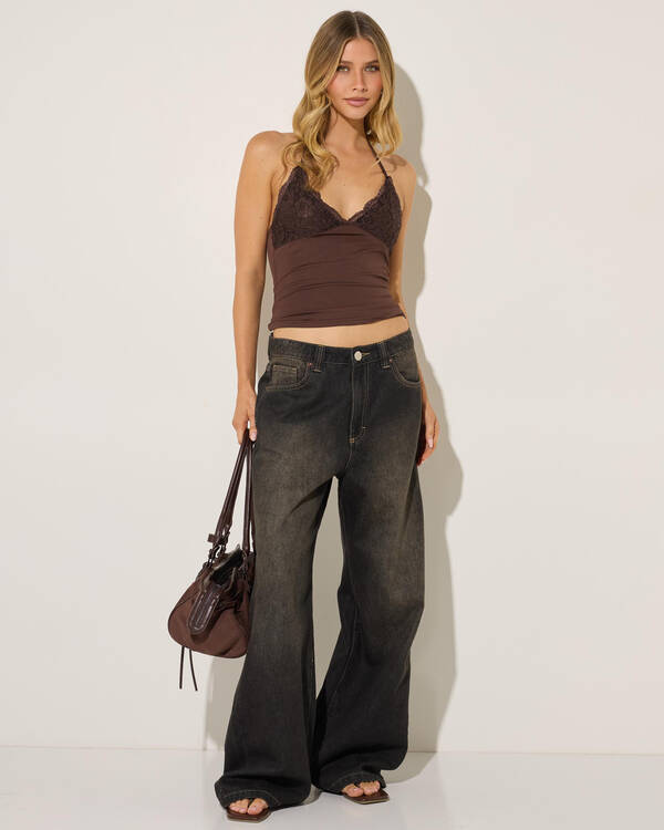 Ava And Ever Stormi Halter Top for Womens