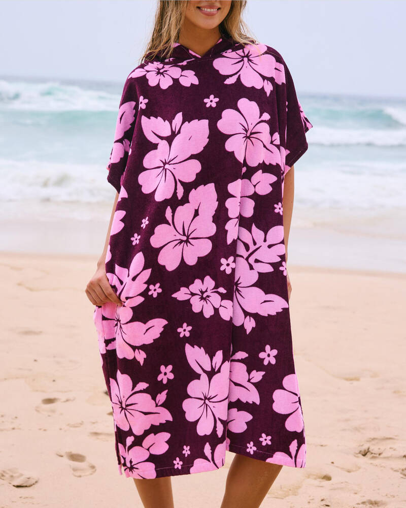 Topanga Malibu Beach Hooded Towel for Womens