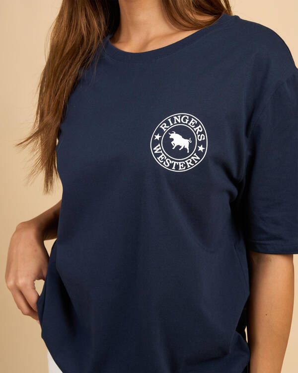 Ringers Western Signature Bull Loose Fit T-Shirt for Womens