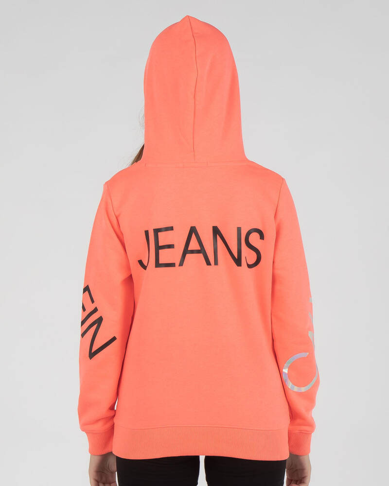 Calvin Klein Girls' Hero Logo Hoodie for Womens