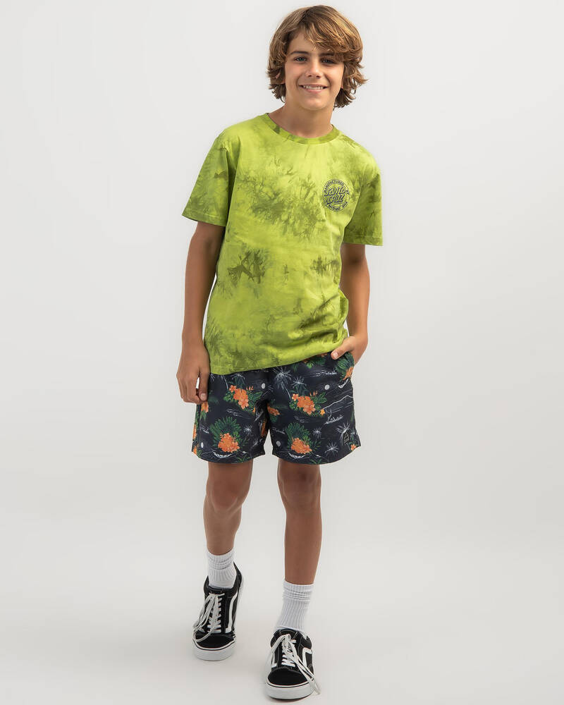 Lucid Boys' Trikala Elastic Waist Shorts for Mens