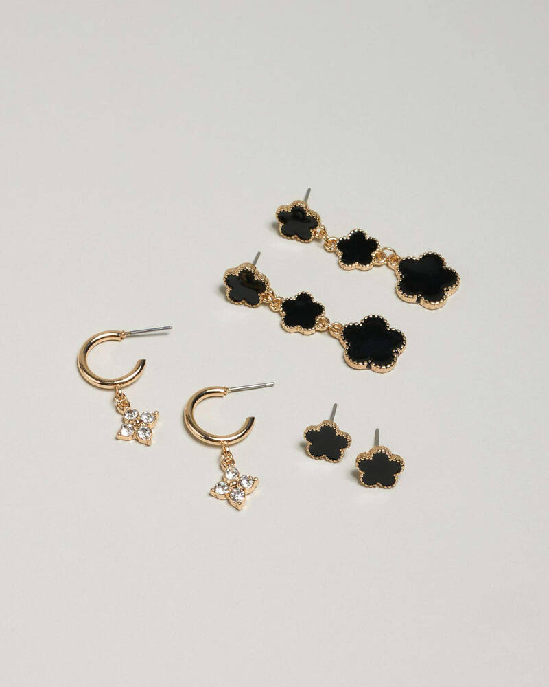 Karyn In LA Poppy Earring Pack for Womens