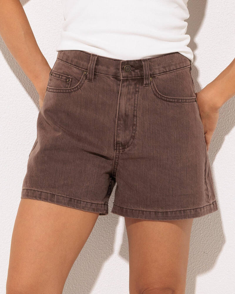 Rhythm Staple Denim Shorts for Womens