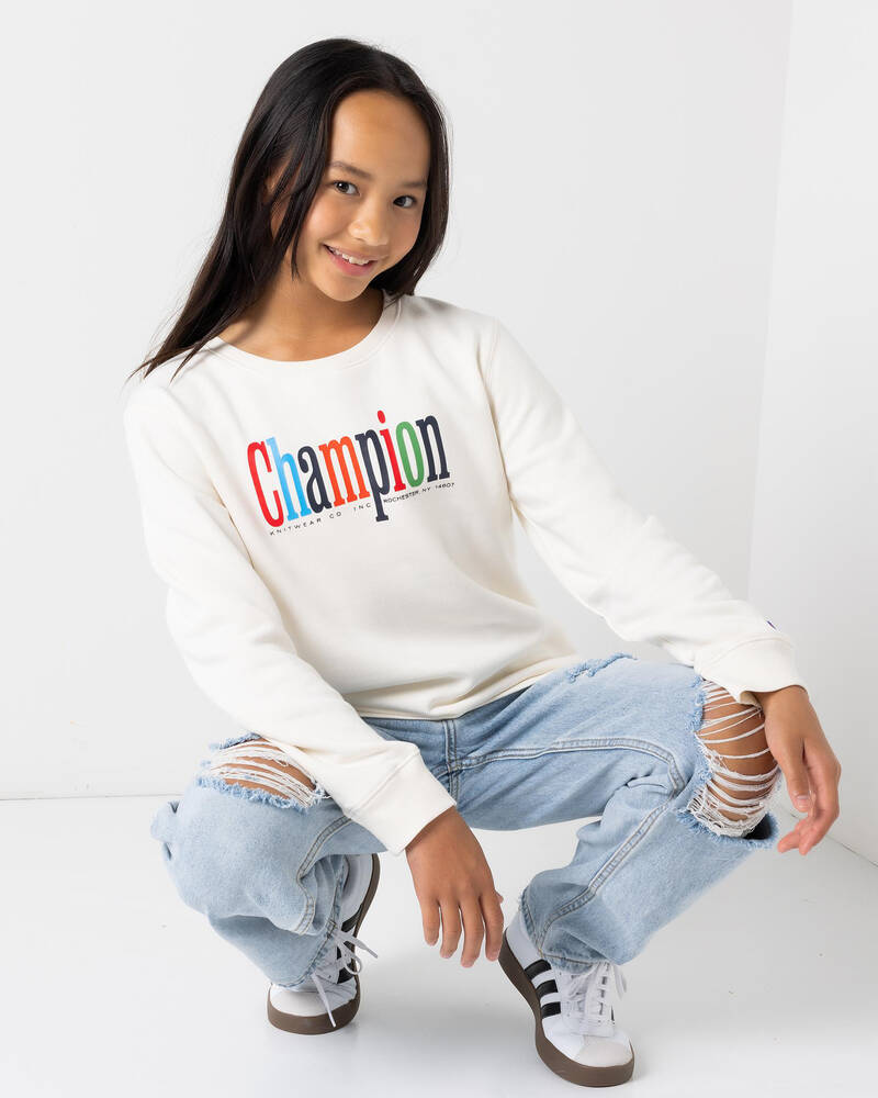Champion Girls' Sporty Sweatshirt for Womens