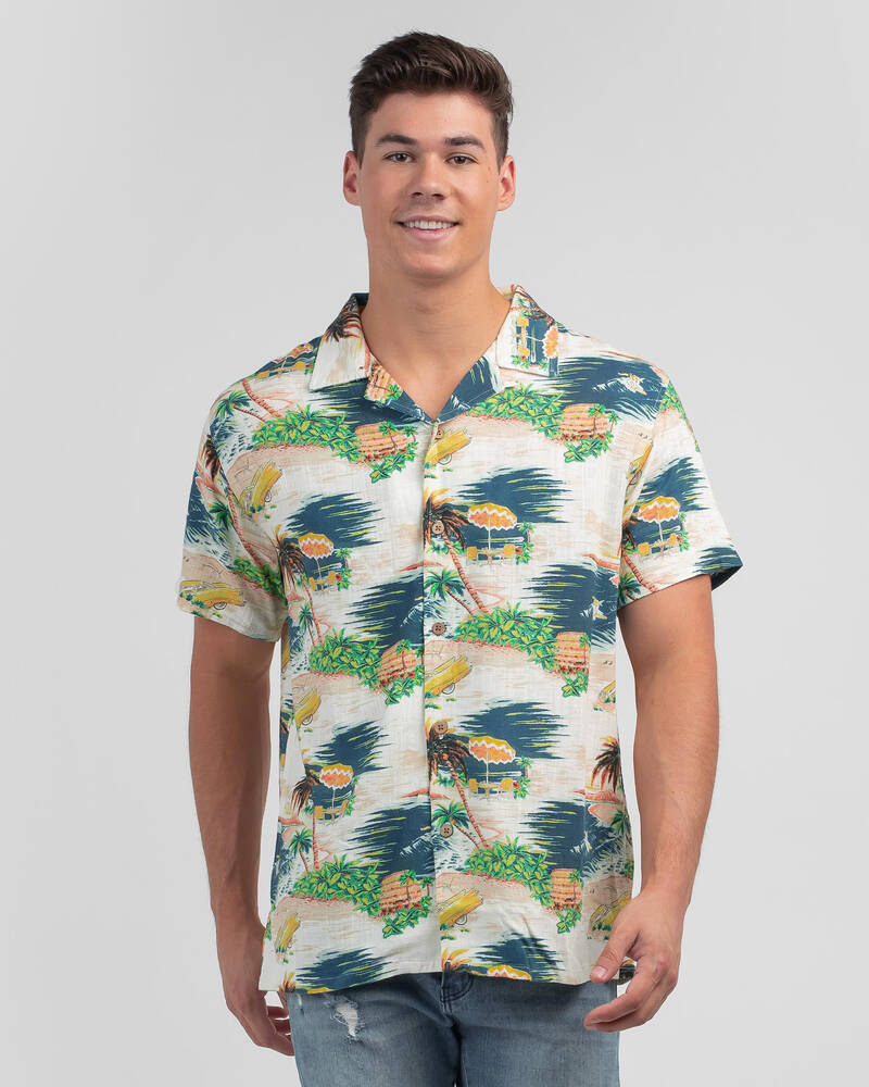 The Critical Slide Society On The Beach Short Sleeve Shirt for Mens