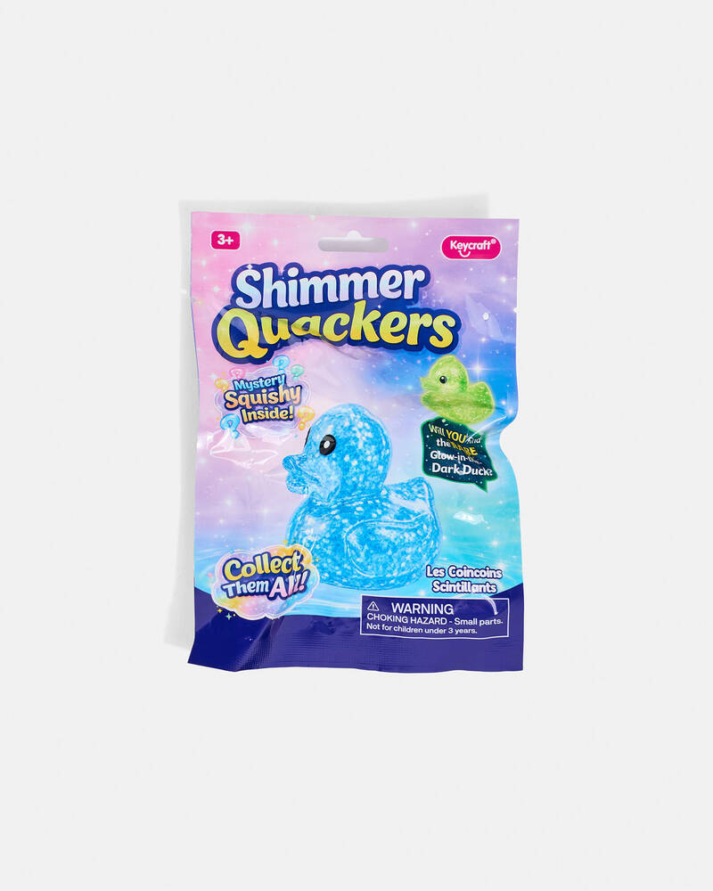 Keycraft Shimmer Quackers Squishy Fidget Toy Blind Box for Unisex