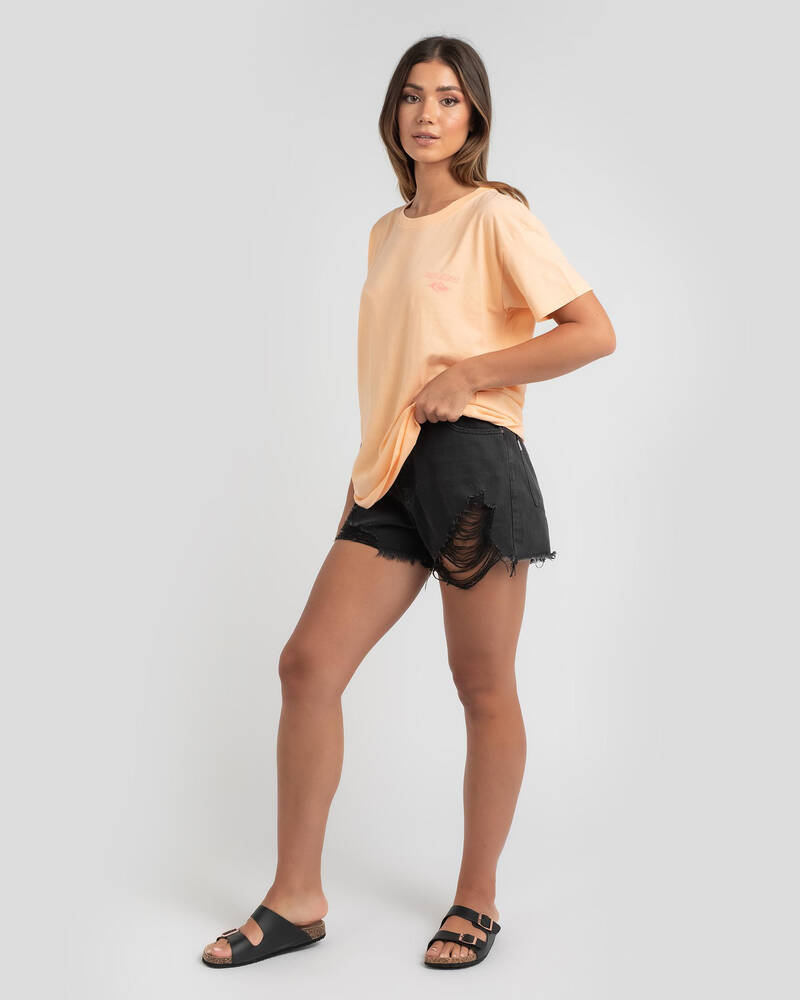 Rip Curl Fadeout Icon T-Shirt for Womens