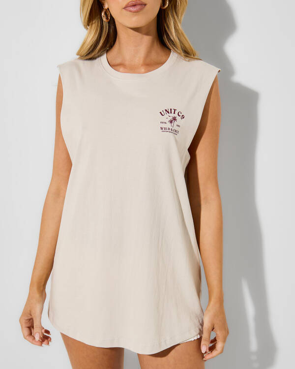 Unit Lodge Muscle Tank Top for Womens