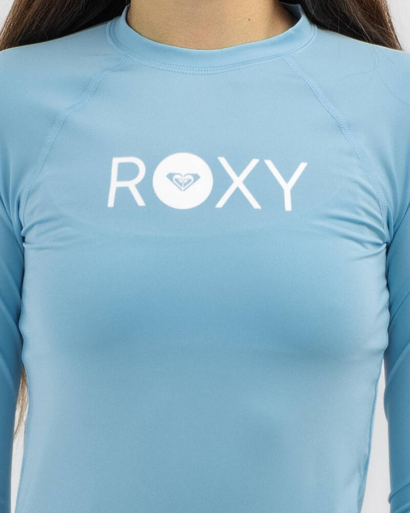 Roxy Girls' Essentials Long Sleeve Rash Vest for Womens
