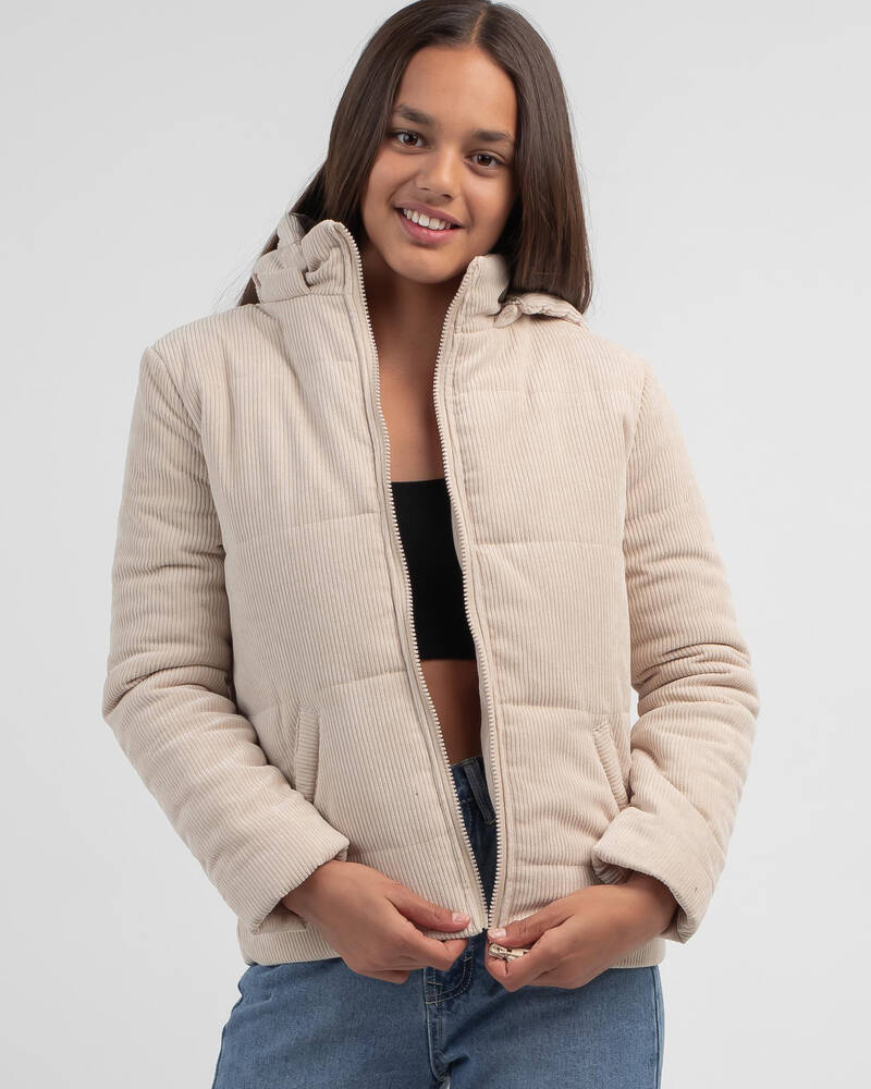 Ava And Ever Girls' Braxton Puffer Jacket In Almond - Fast Shipping ...