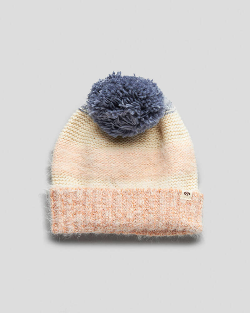 Rip Curl Surf Tree House Pom Pom Beanie for Womens