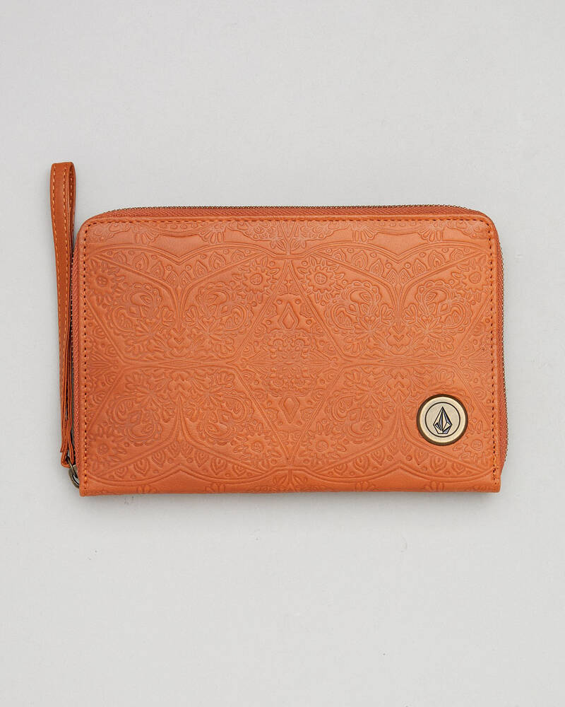Volcom Kaleidostone Leather Wallet for Womens