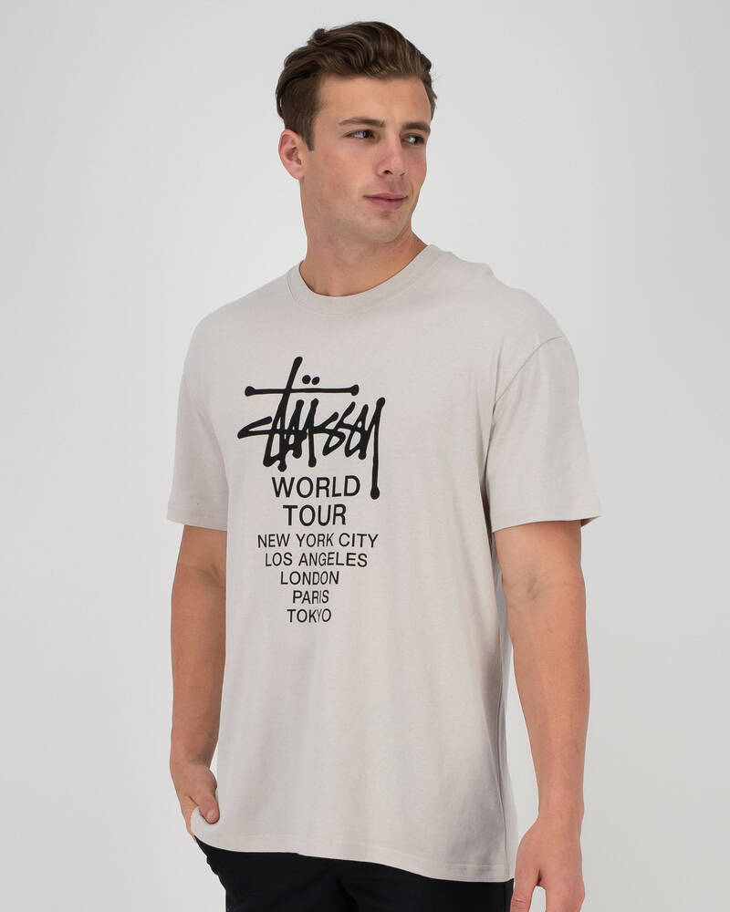 Stussy World Tour T-Shirt for Mens