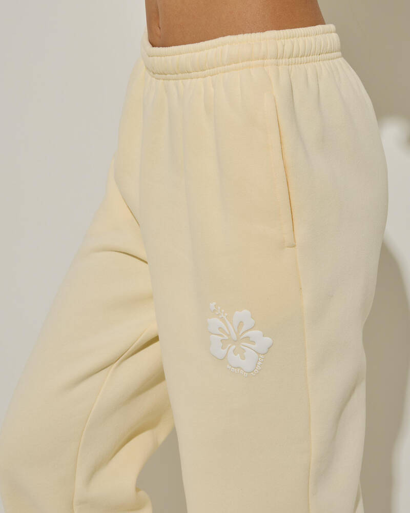 Malibu Lounge Malibu Lounge Hibiscus Sweatpants for Womens