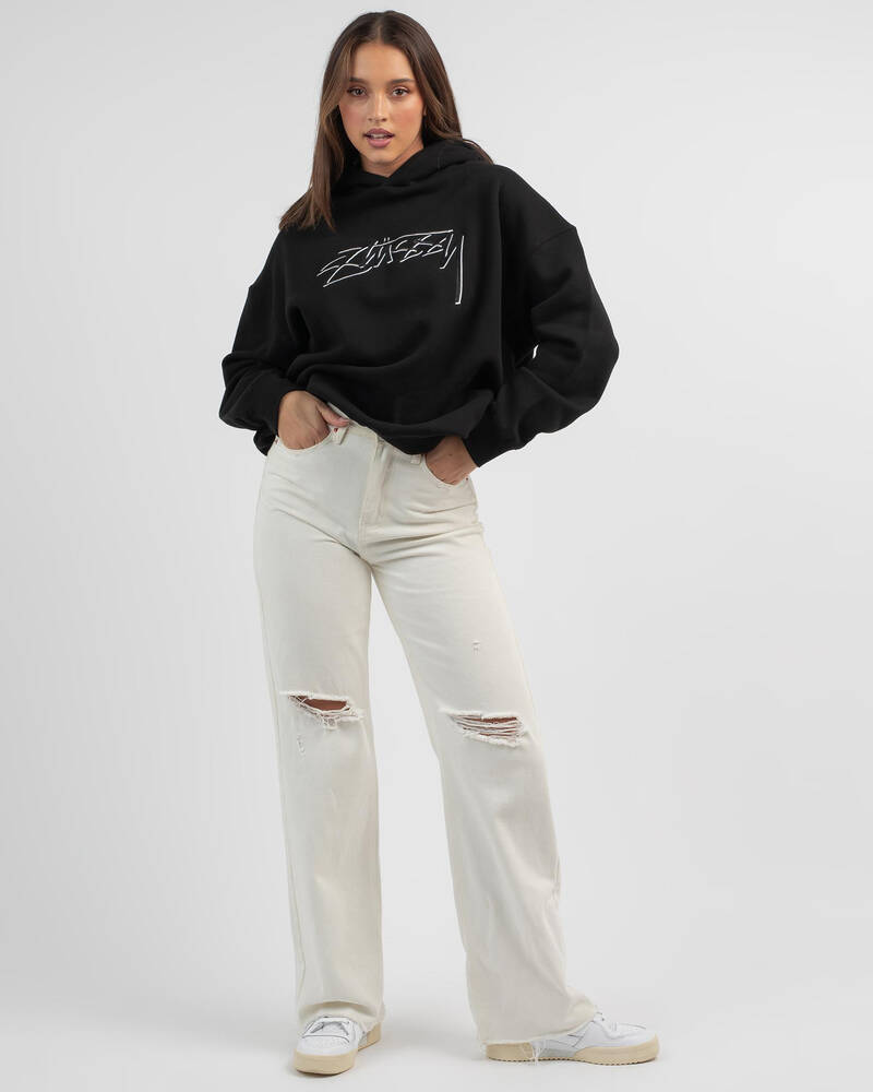 Stussy Stock Oversized Hoodie for Womens