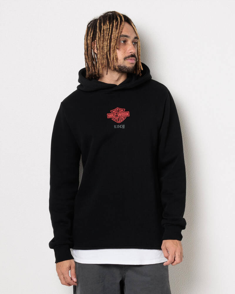 Kiss Chacey Harley-Davidson Powertrain Layered Hoodie for Mens