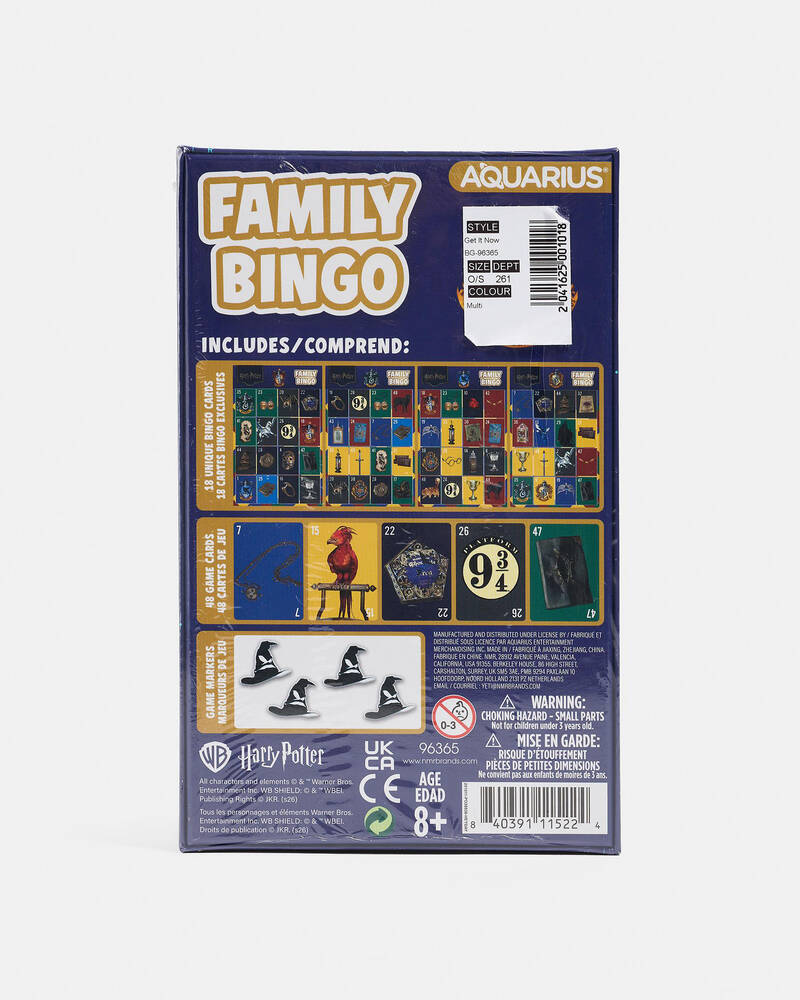 Get It Now Harry Potter 25th Family Bingo Game for Unisex