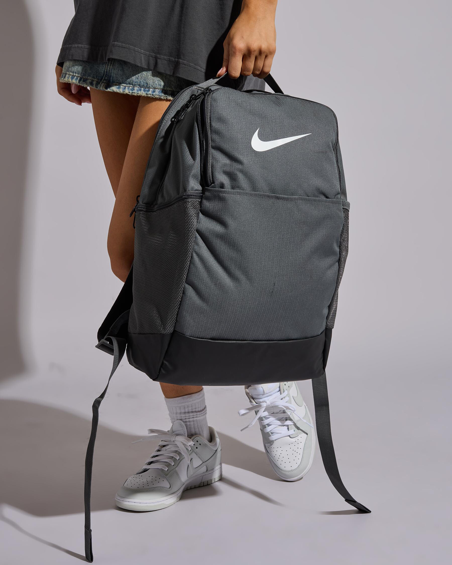 nike brasilia xl backpack grey