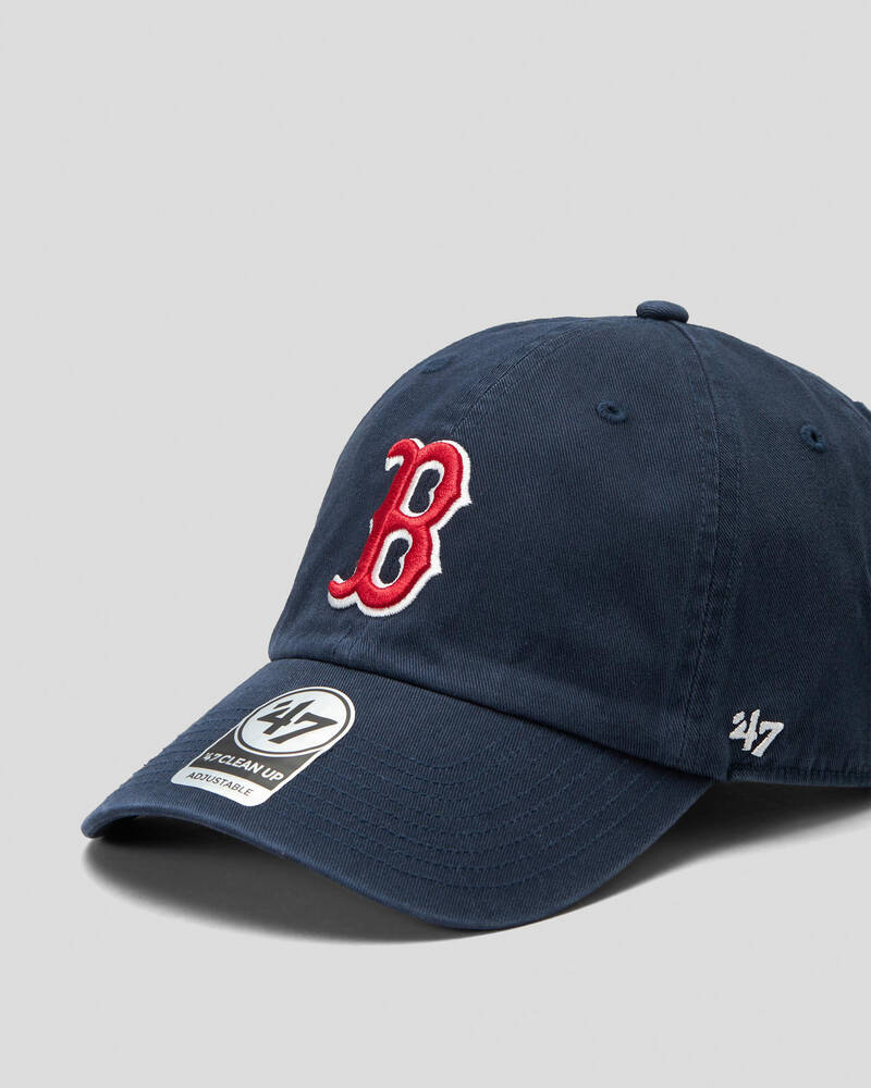 Forty Seven Boston Red Sox Navy '47 Clean Up Strapback for Mens