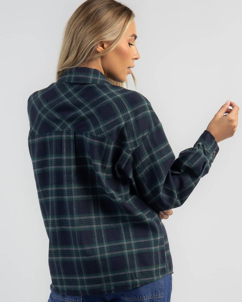 Ava And Ever Montreal Flannel Long Sleeve Shirt for Womens