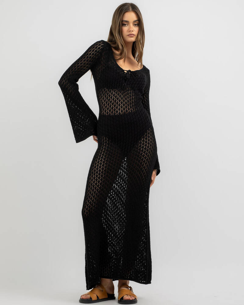 Ava And Ever Kali Crochet Maxi Dress for Womens