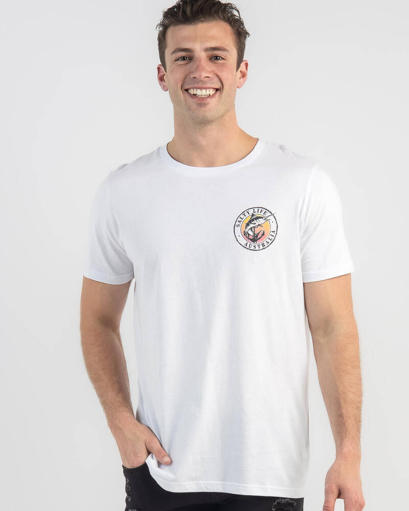 Salty Life Reflections T-Shirt for Mens